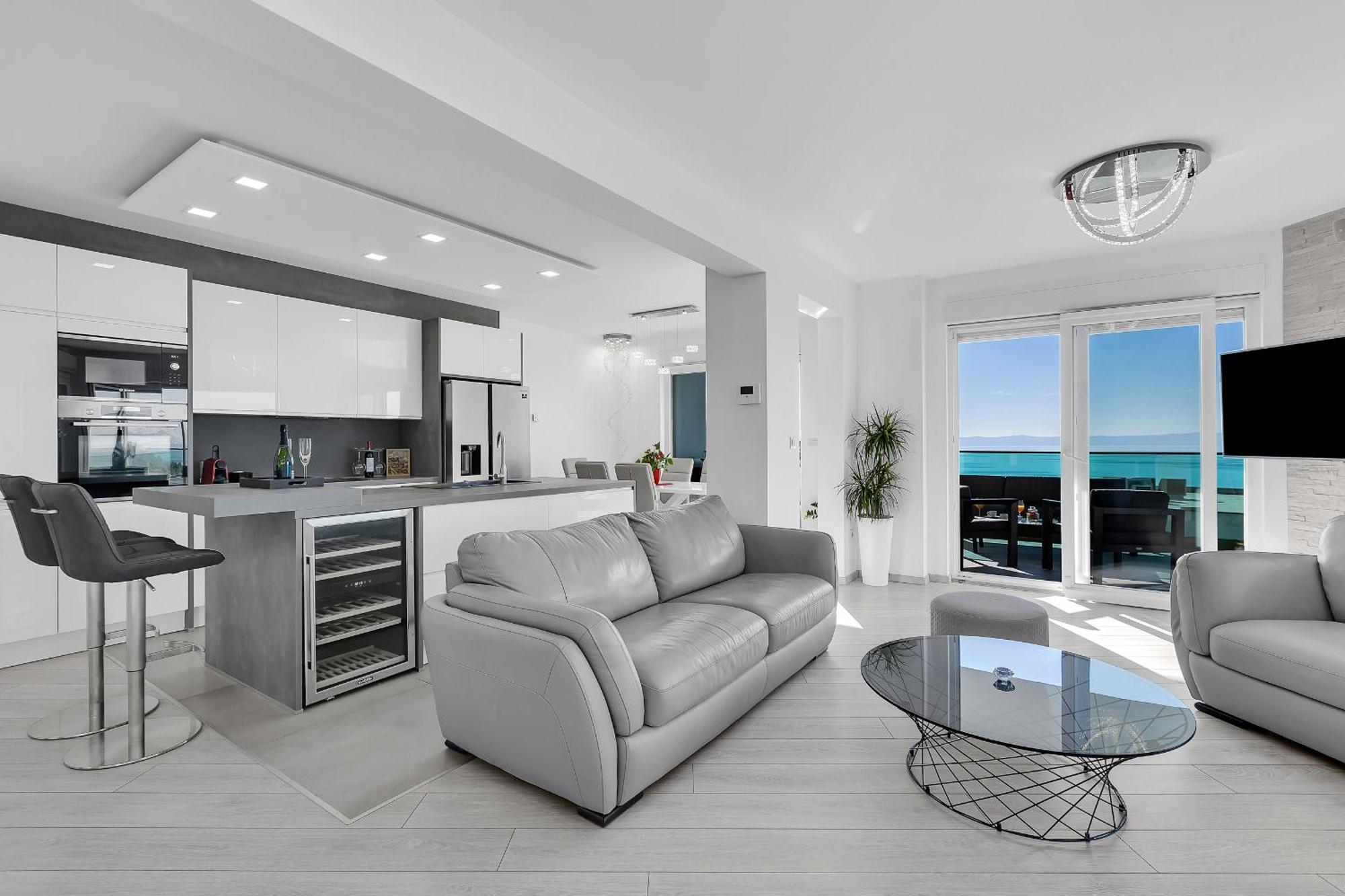 Exclusive Penthouse Big Blue With Private Jacuzzi Makarska Exterior foto
