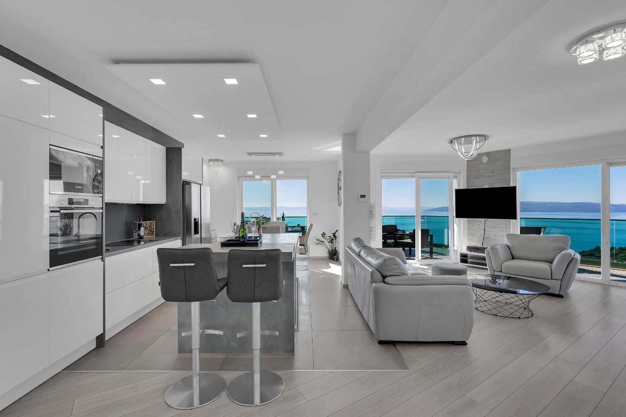 Exclusive Penthouse Big Blue With Private Jacuzzi Makarska Exterior foto