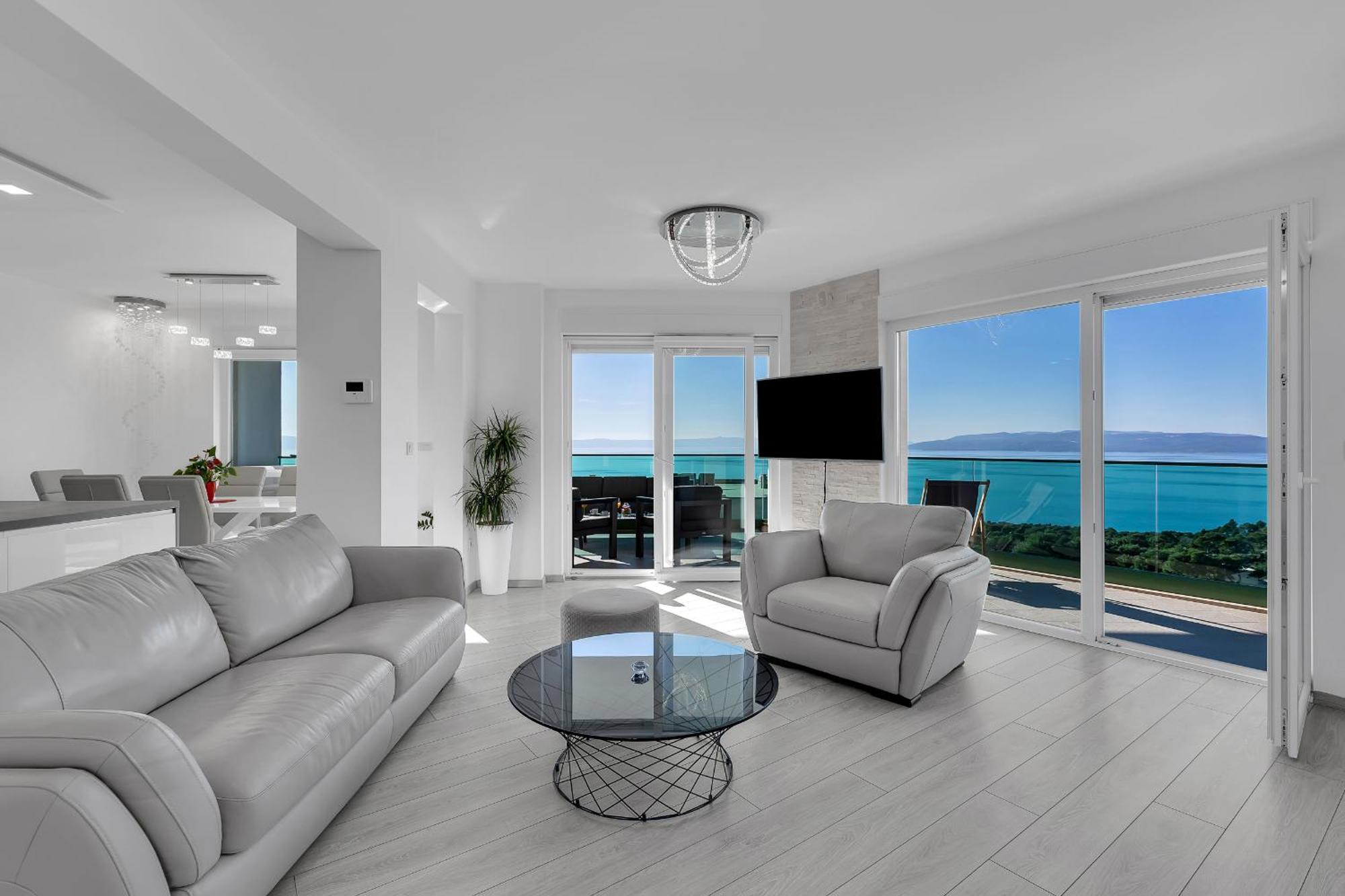Exclusive Penthouse Big Blue With Private Jacuzzi Makarska Exterior foto